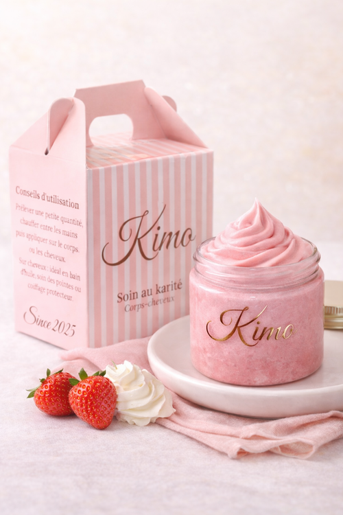 Beurre de karité fraise 